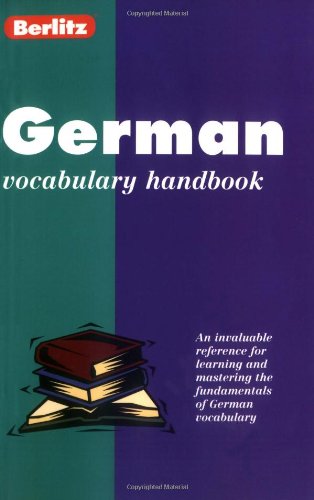 Berlitz German Vocabulary Handbook (Berlitz Language Handbooks) Foreign Languages ​​& Dictionaries