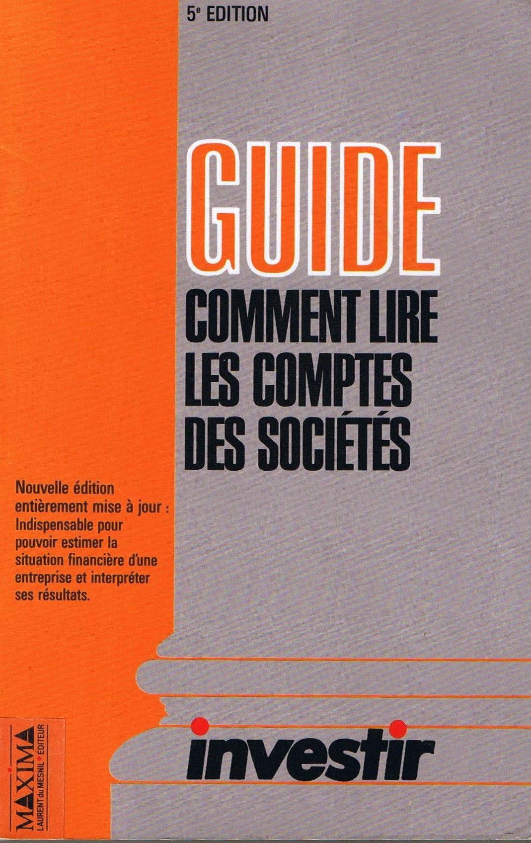 Comment lire les comptes des societes Books