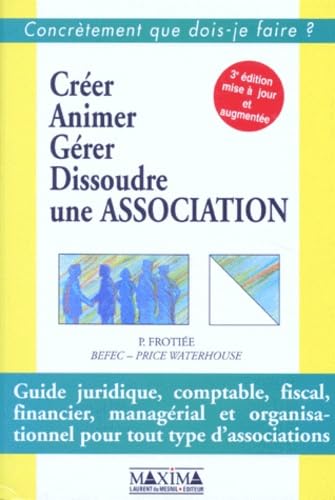 Créer, animer, gérer et dissoudre une association book