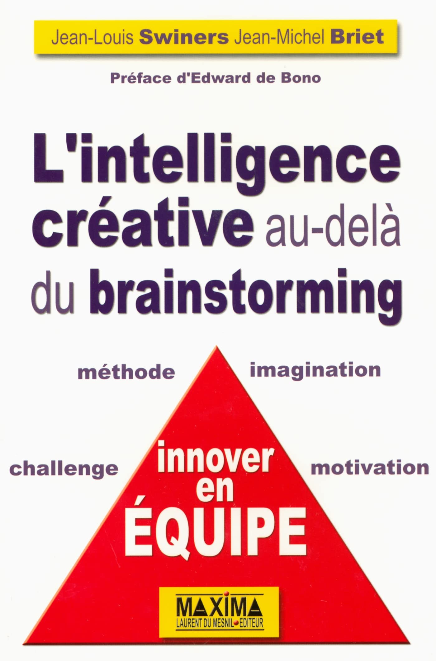 L'intelligence créative : Au-delà du brainstorming, innover en équipe book