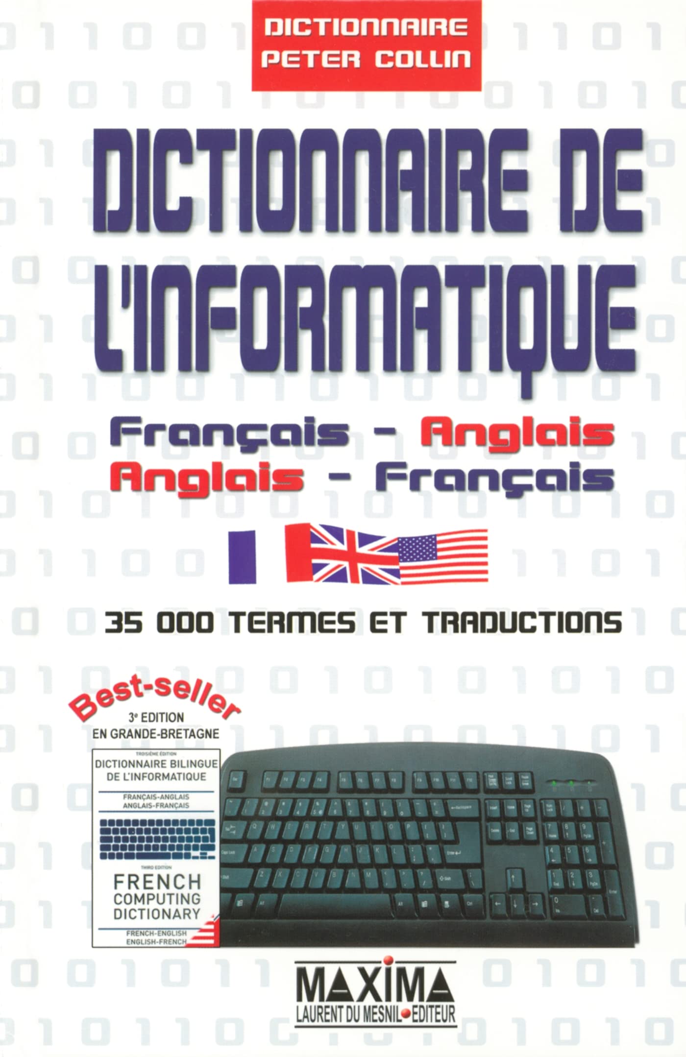 Dictionnaire bilingue informatique francais-anglais / anglais-français book