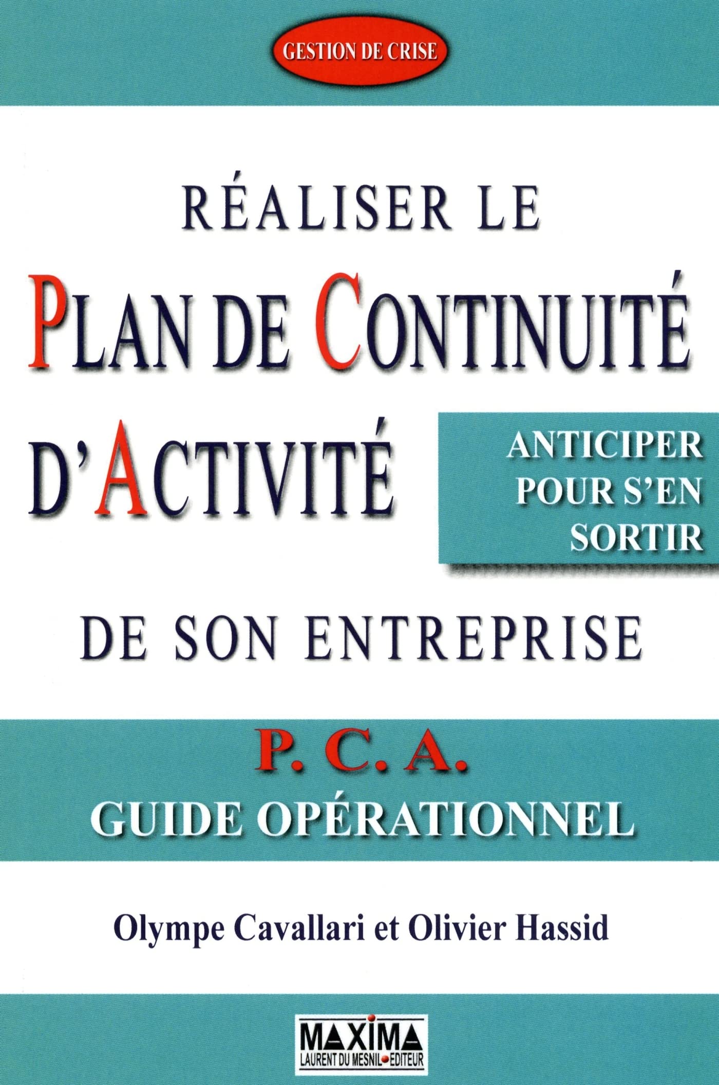 Réaliser le plan de continuité d'activité de son entreprise: De son entreprise book