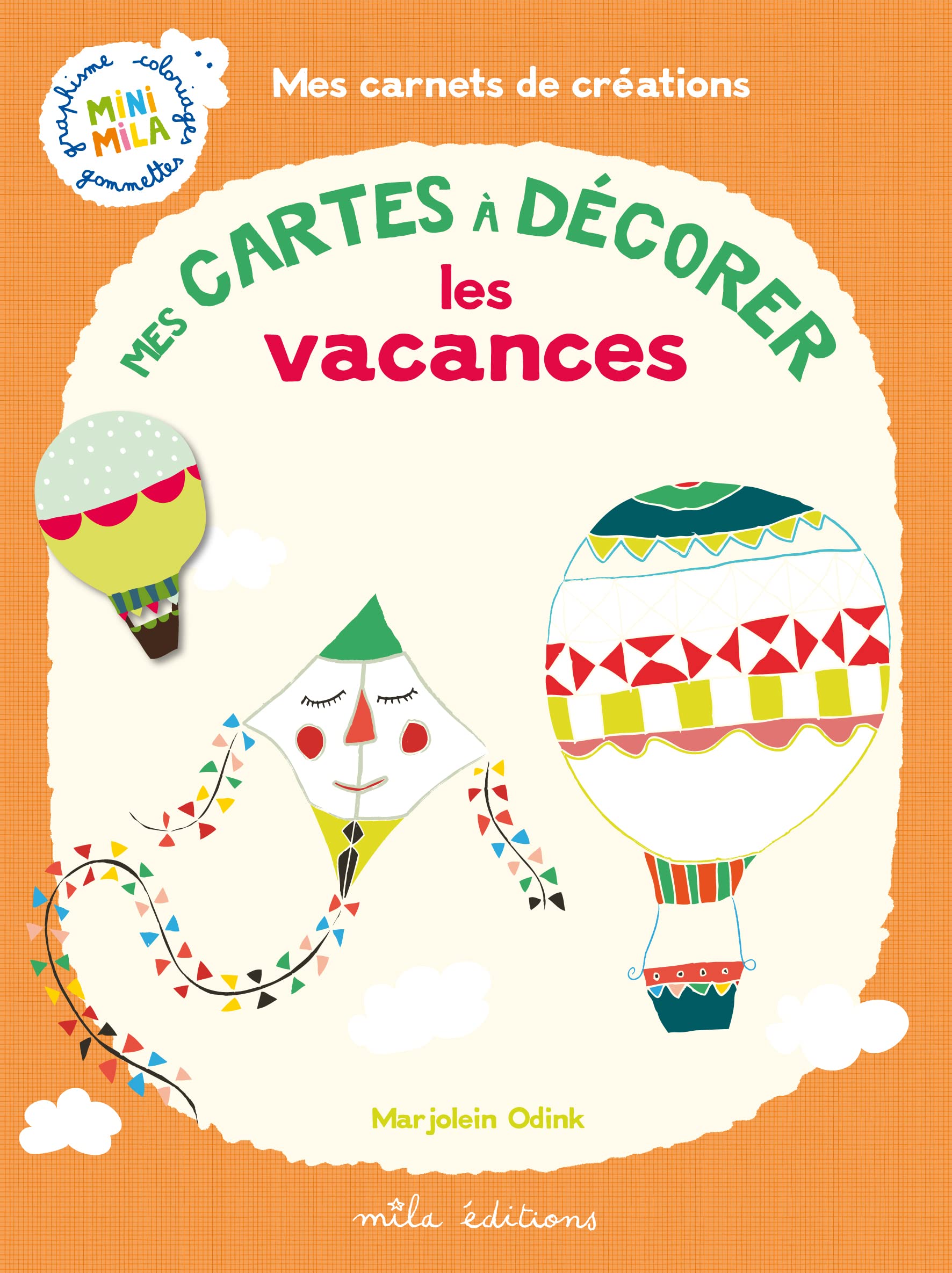 Cartes à décorer - Les vacances book