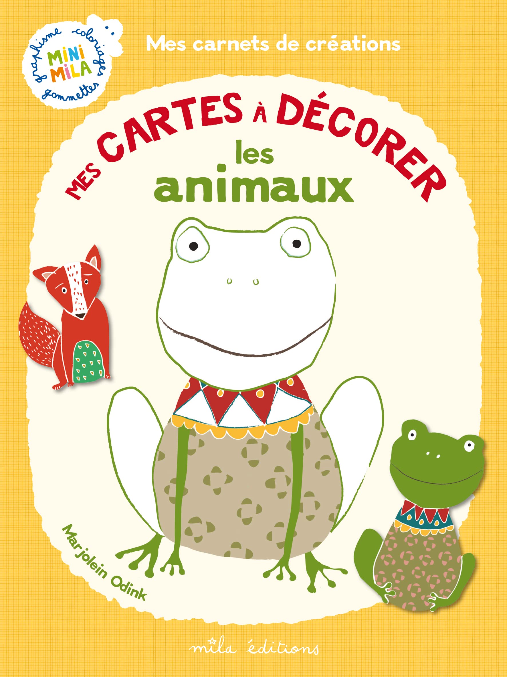 Mes cartes à décorer - Les animaux book