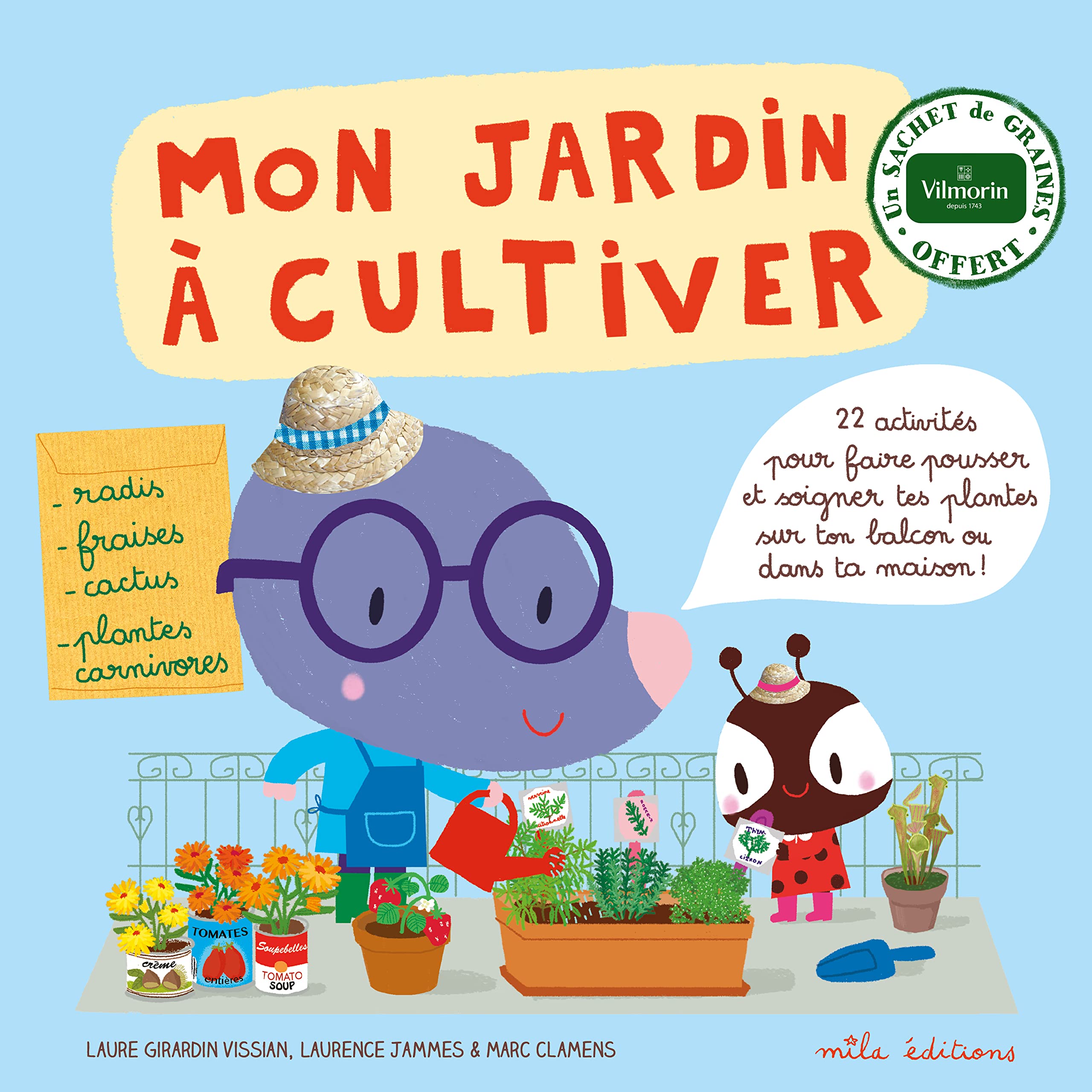 Mon jardin à cultiver: avec un sachet de graine offert book