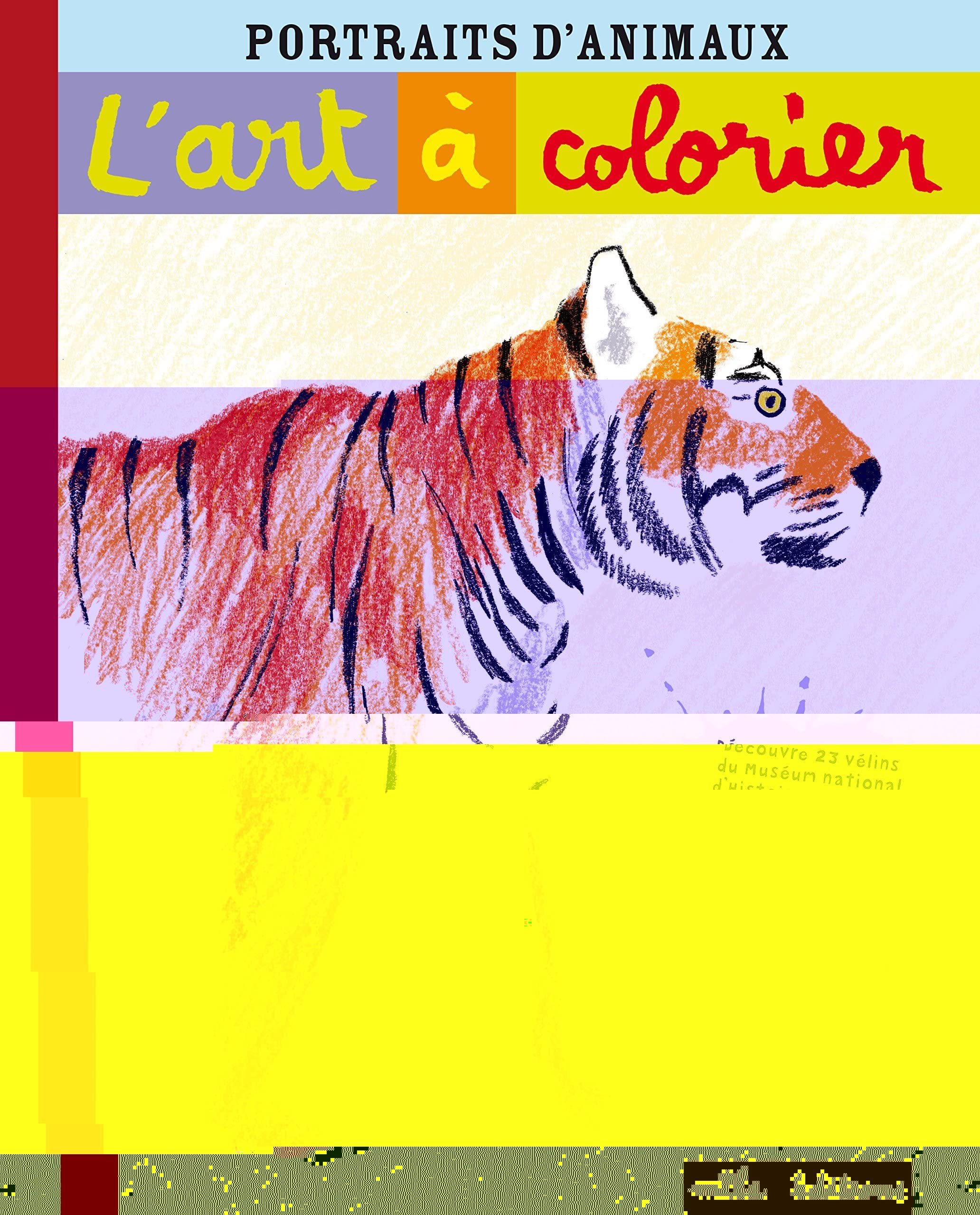 Portraits d'animaux: L'art a colorier book