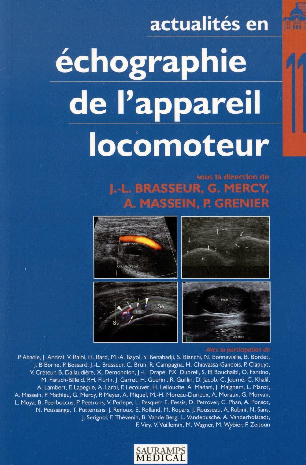 ACTUALITES EN ECHOGRAPHIE DE L APPAREIL LOCOMOTEUR T.11 book