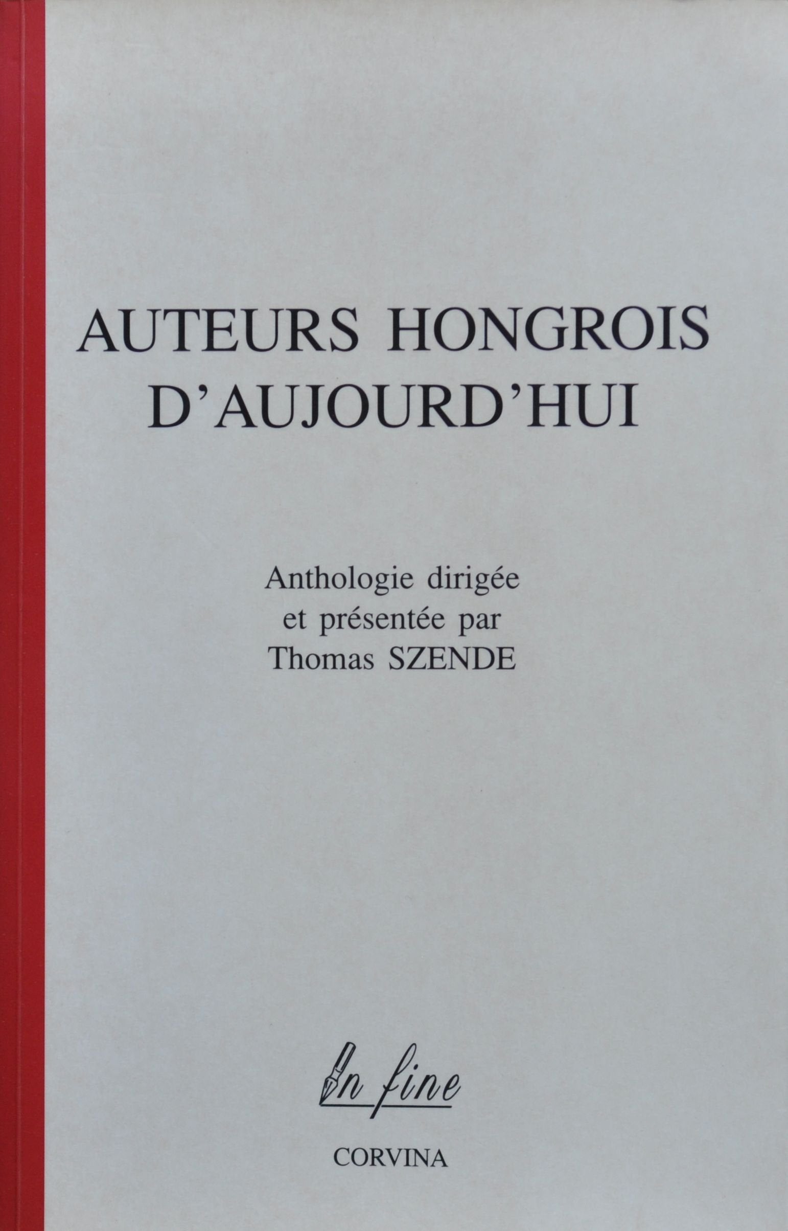 Auteurs hongrois d'aujourd'hui book