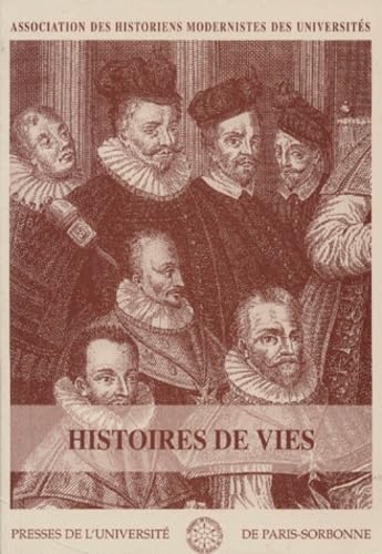 Histoires de vies : colloque de 1994, Université de Paris-Sorbonne book