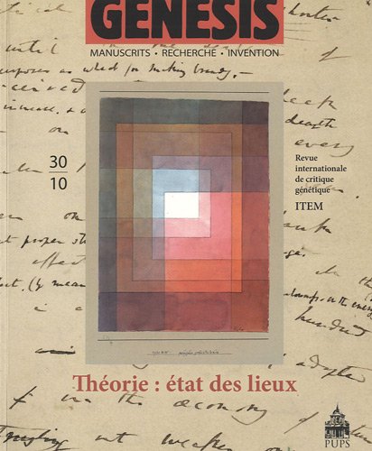 Théorie état des lieux Essays & Short Stories