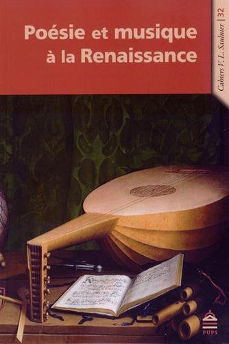 Poésie et musique à la Renaissance book