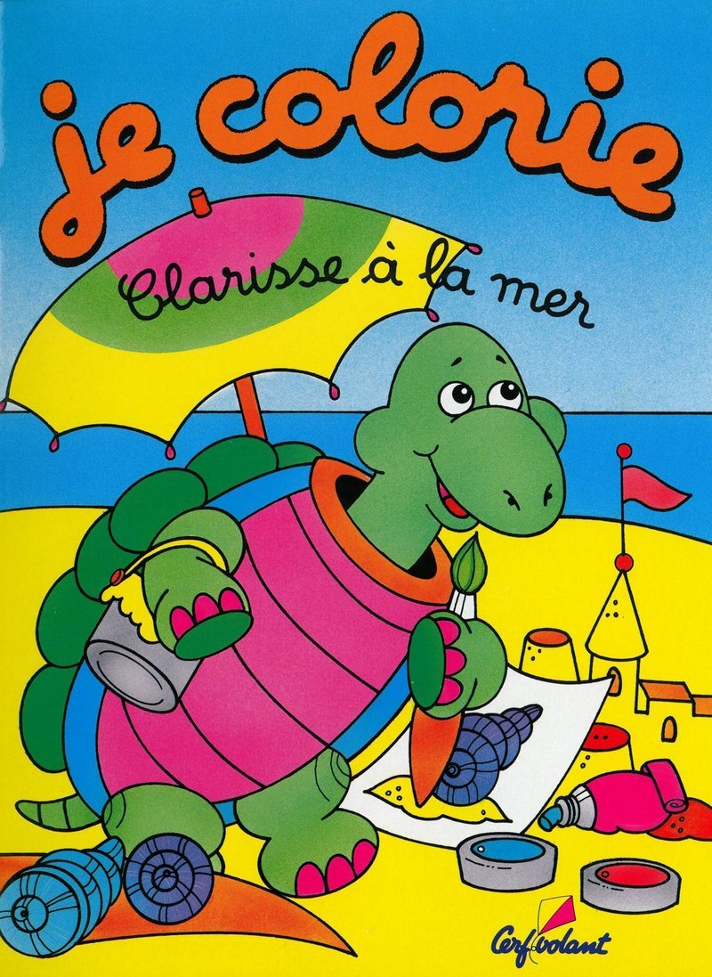 Clarisse à la mer - Je colorie (04) book