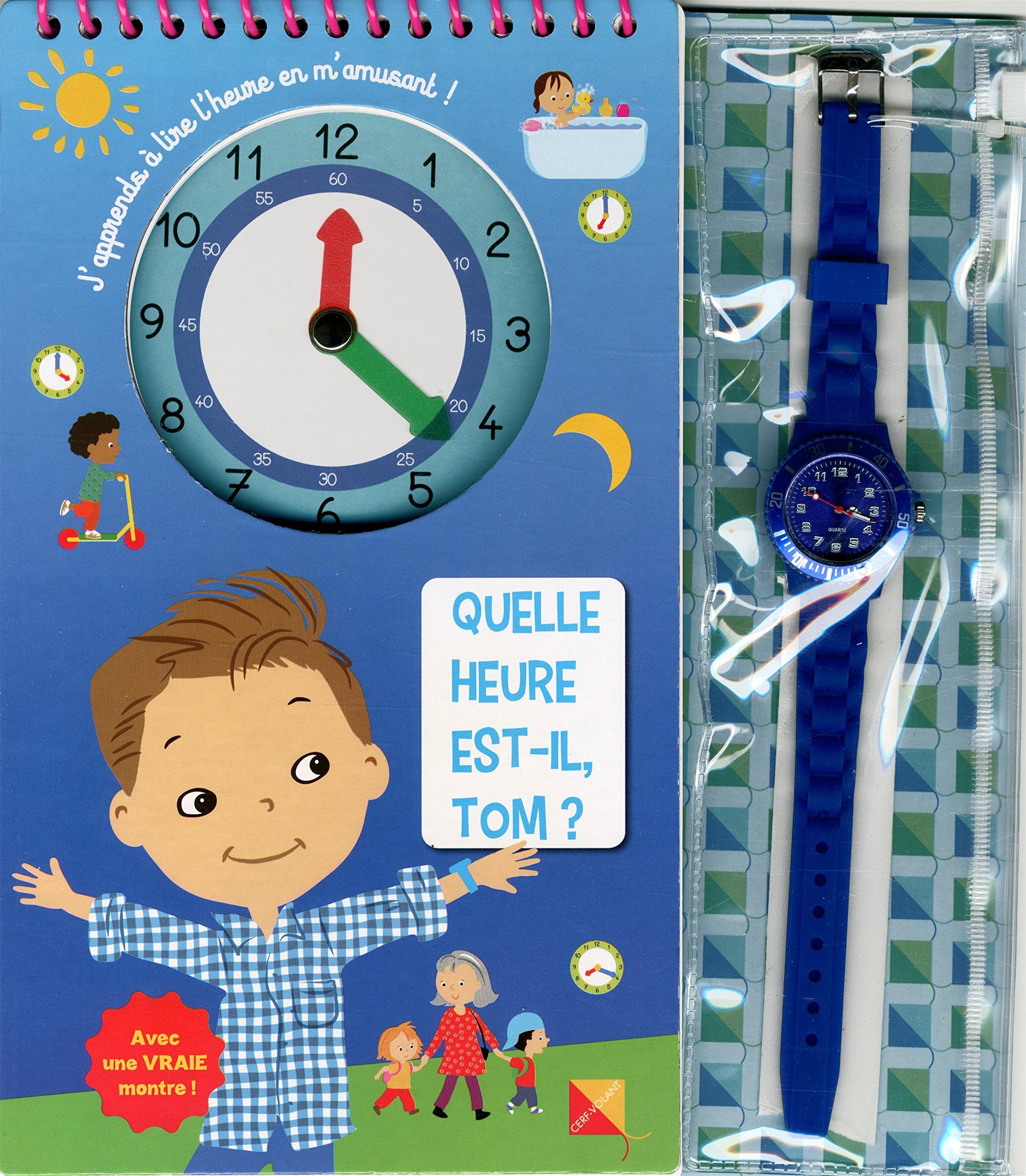 Quelle heure est-il Tom ?: Avec une montre Books