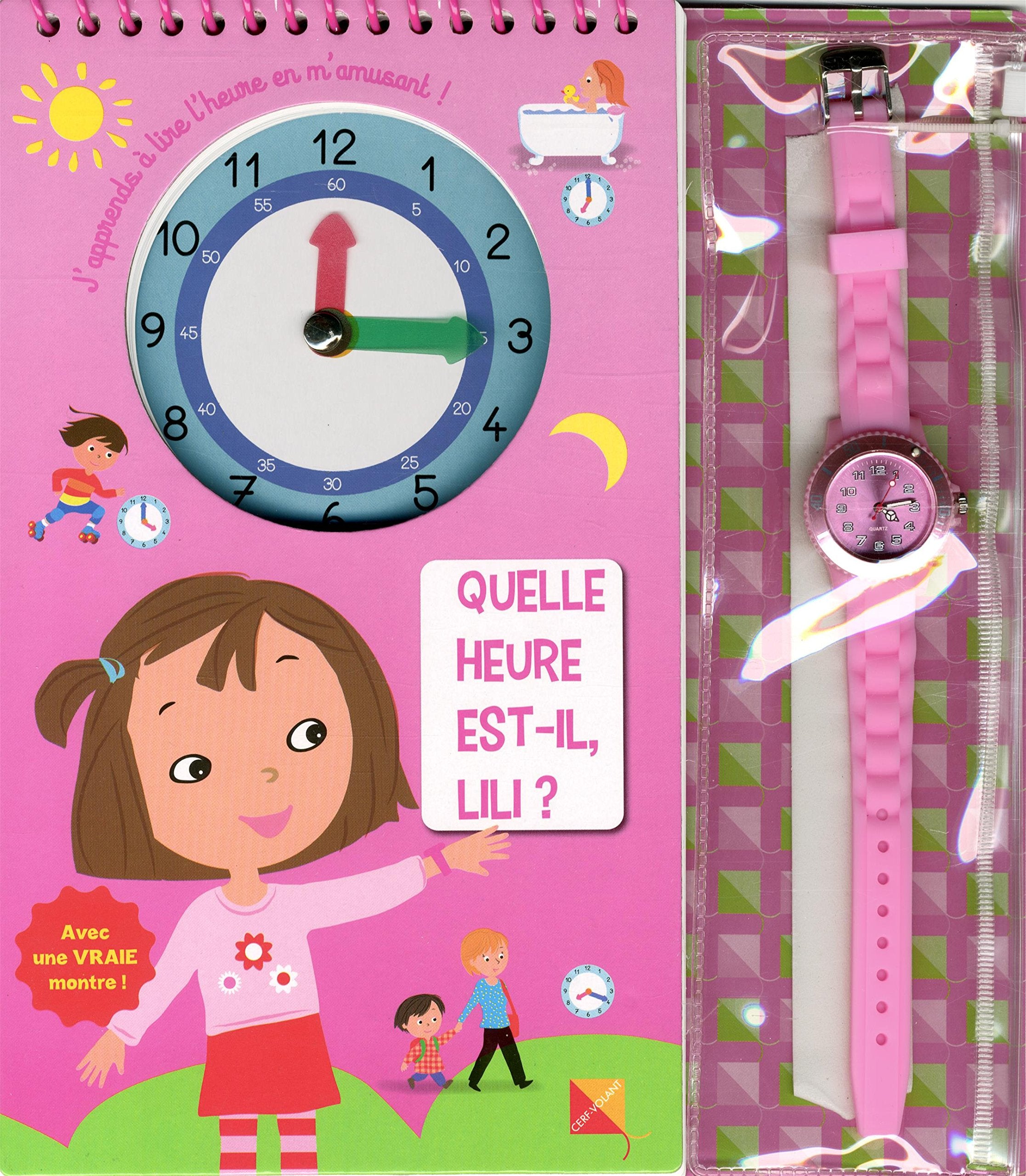 Quelle heure est-il, Lili ?: Avec une vraie montre ! Books
