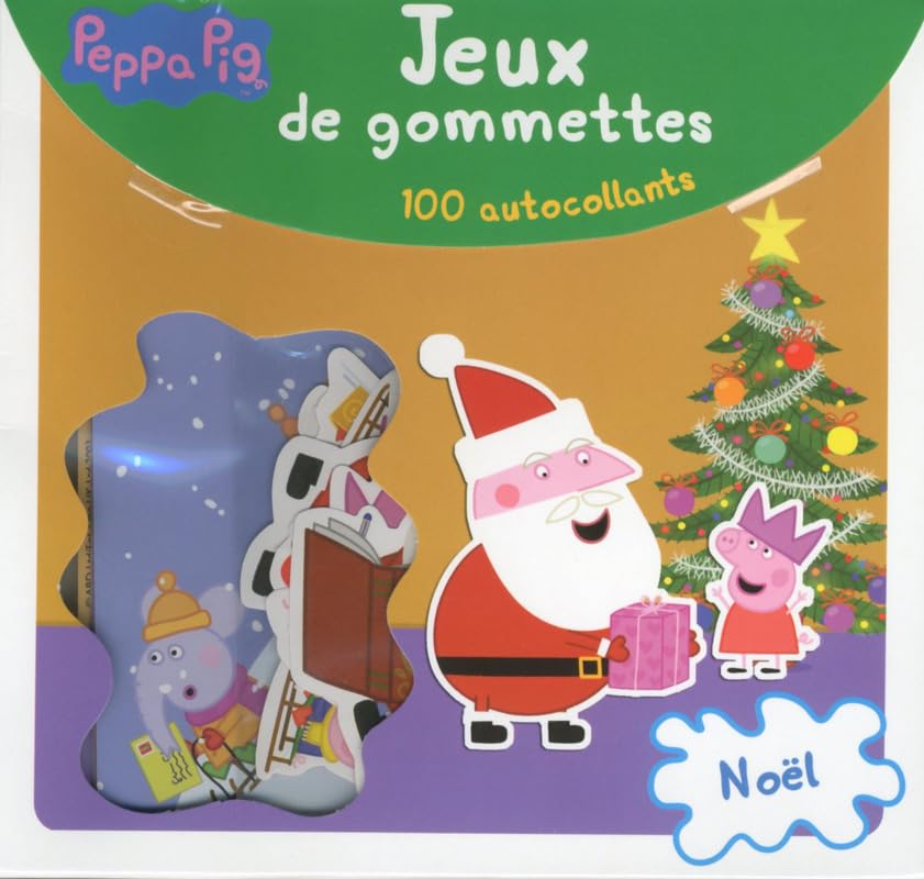 Peppa Pig Noël - Jeux de gommettes book