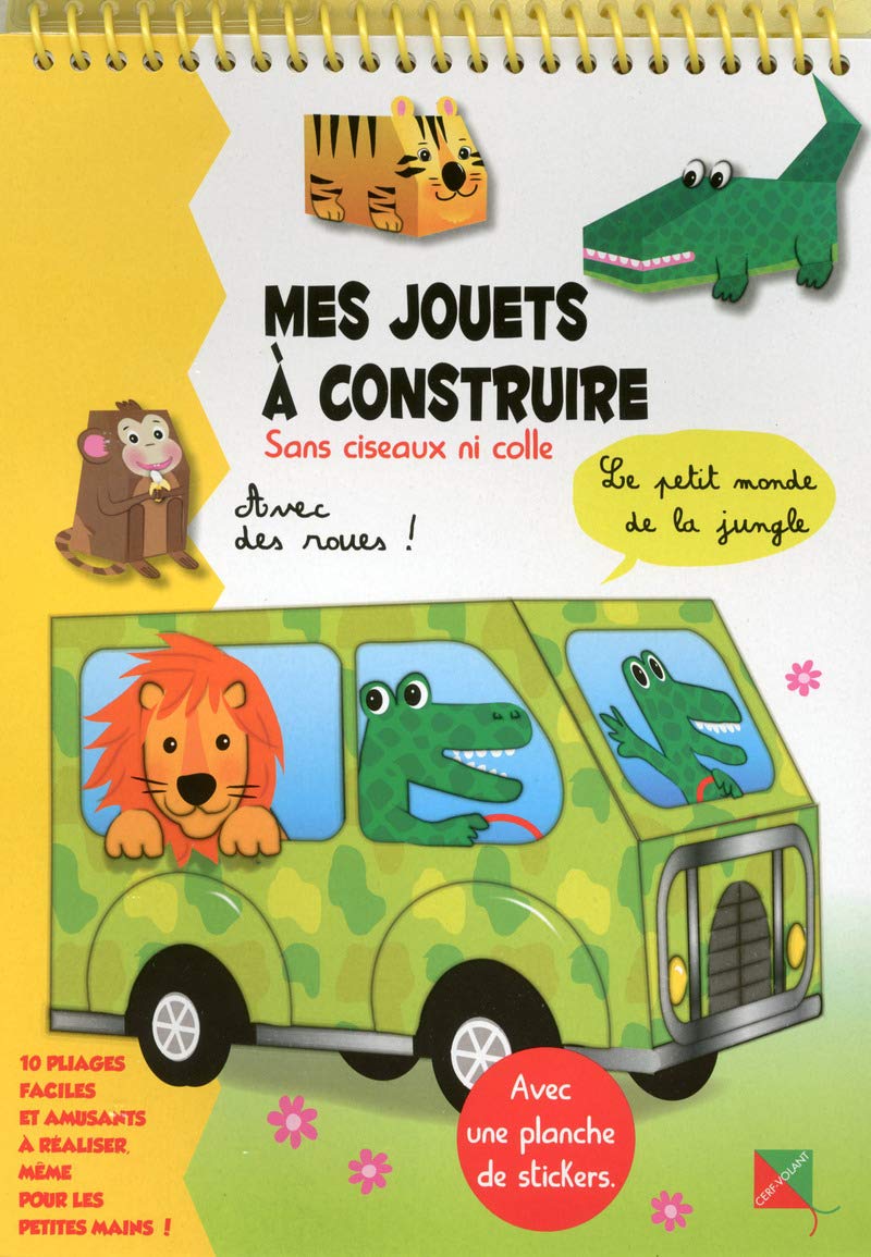 Le petit monde de la jungle - Mes jouets à construire book