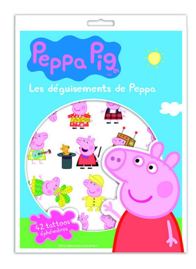 Les déguisements de Peppa: 42 tattoos éphémères Books
