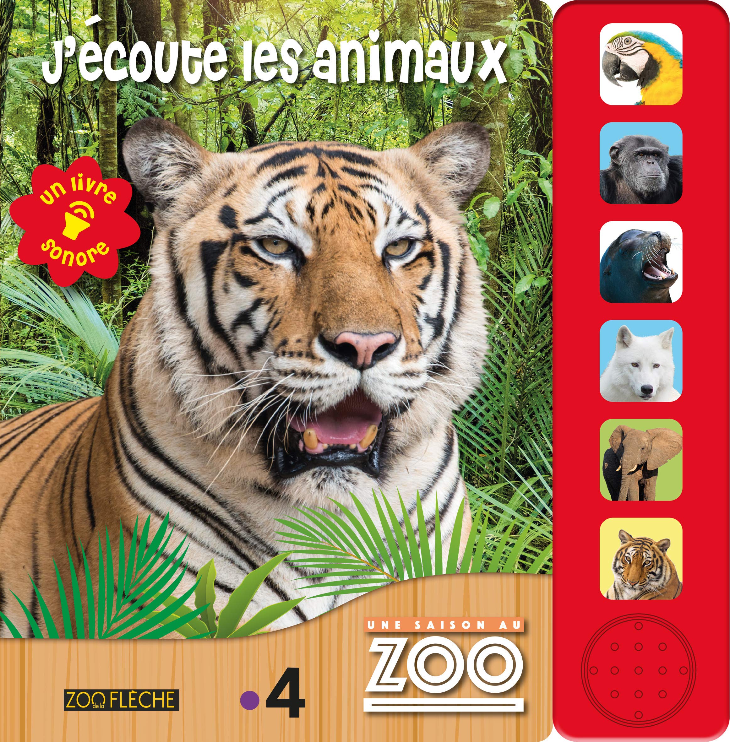 J'écoute les animaux: Une saison au zoo Books