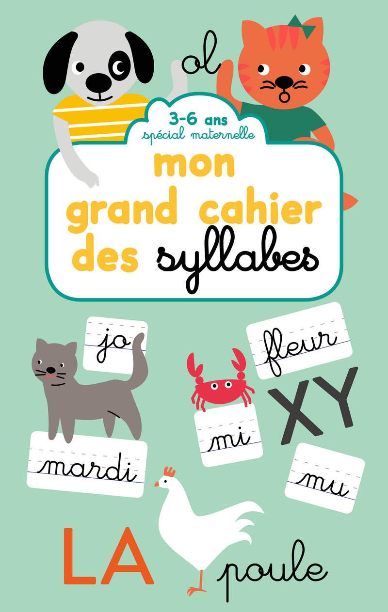 Mon Grand Cahier des Syllabes - Special Maternelle 5-6 Ans Books