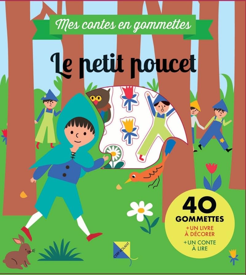 Le petit poucet - Mes contes en gommettes book