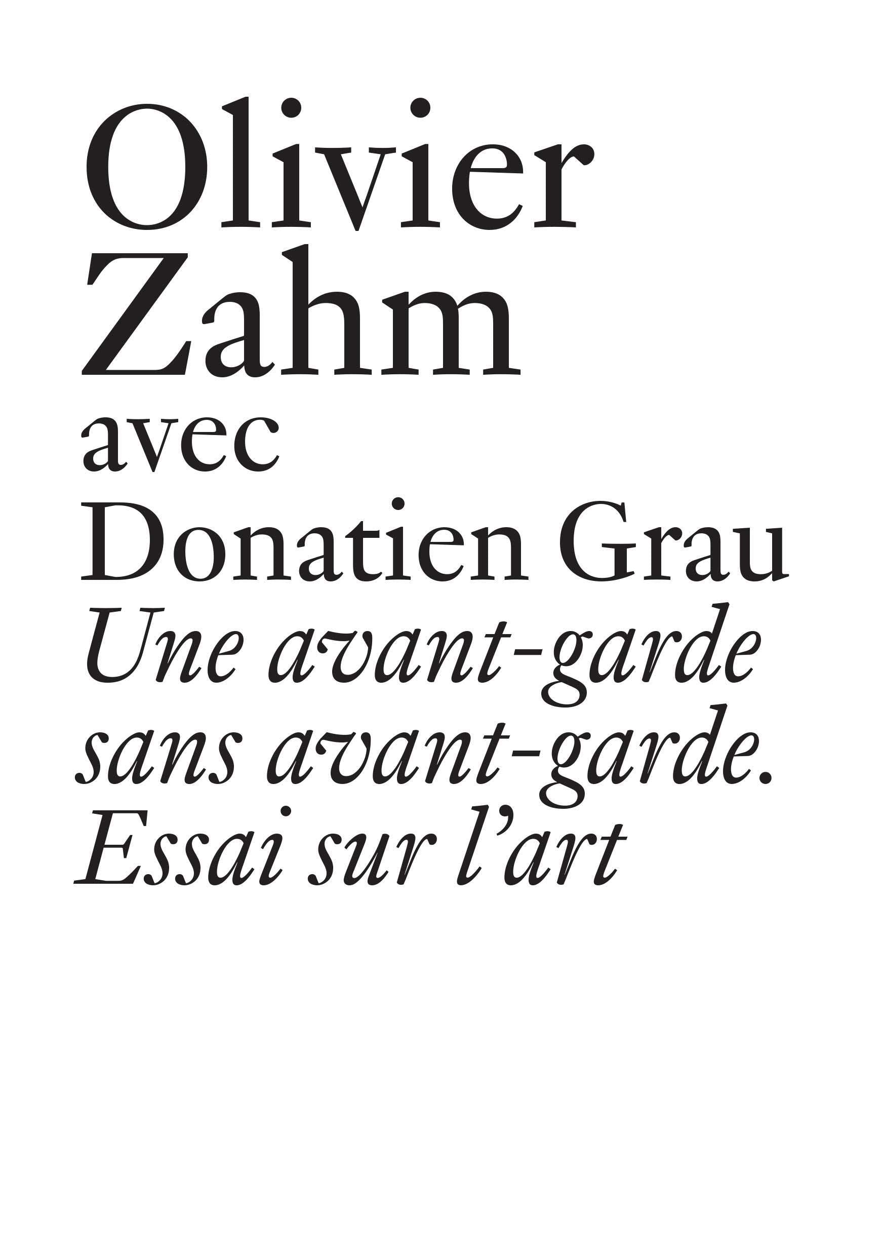 Une avant-garde sans avant-garde - Essai sur l'art Film, Art & Culture