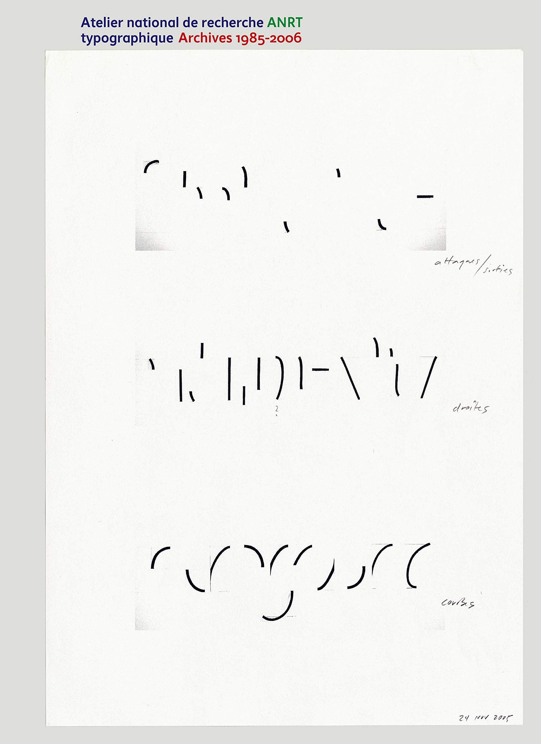 Atelier national de recherche typographique ANRT: Archives 1985-2006 book