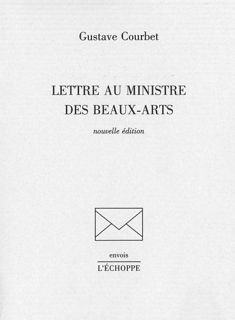 Lettre au ministre des Beaux-Arts book
