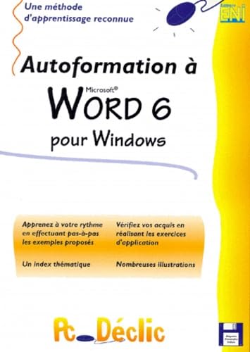 Autoformation à Word 6 pour Windows Books