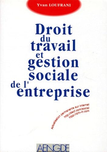 Droit du travail et gestion sociale de l'entreprise book