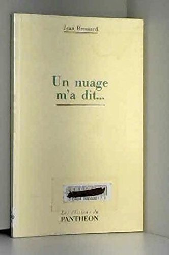 Un nuage m'a dit Books