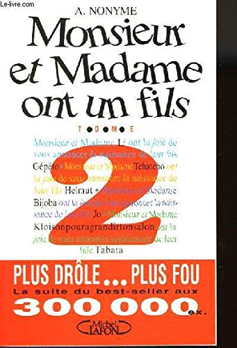 Monsieur et madame ont un fils. Vol. 2 Books