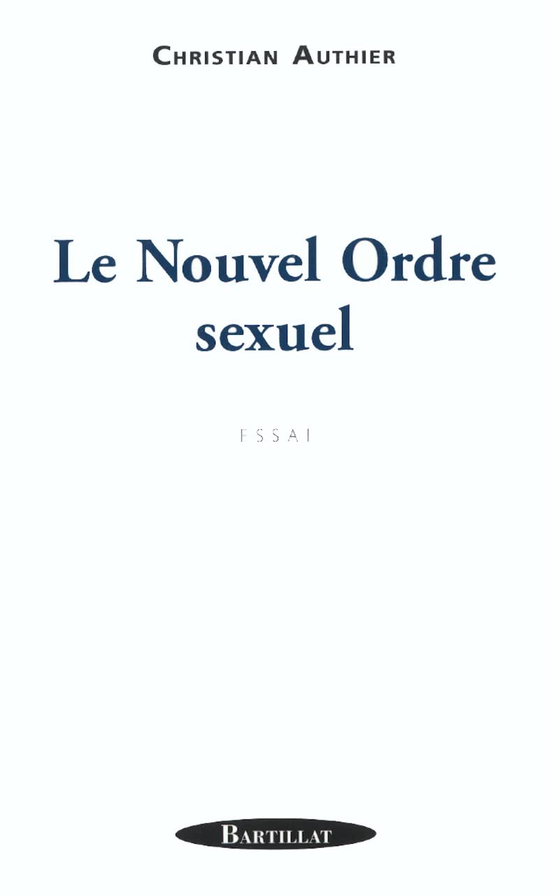 Le Nouvel ordre sexuel book