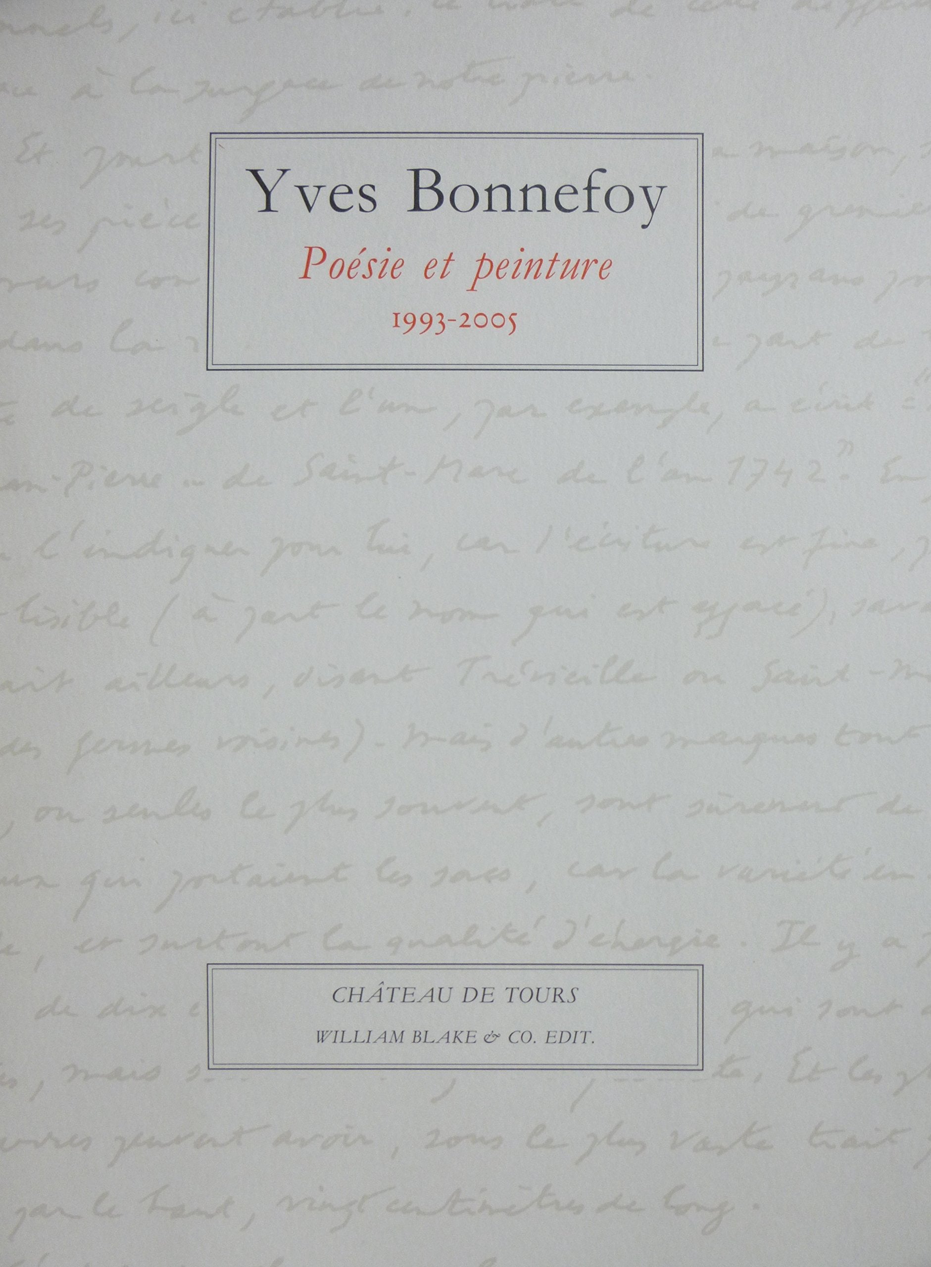Yves Bonnefoy : Coffret en 2 volumes : Poésie et peinture 1993-2005 ; Assentiments et partages book