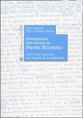 Bibliographie des travaux de Pierre Bourdieu : suivie d'un entretien avec Pierre Bourdieu sur l'esprit de la recherche Books