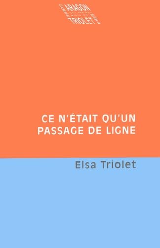 Ce n'était qu'un passage de ligne book