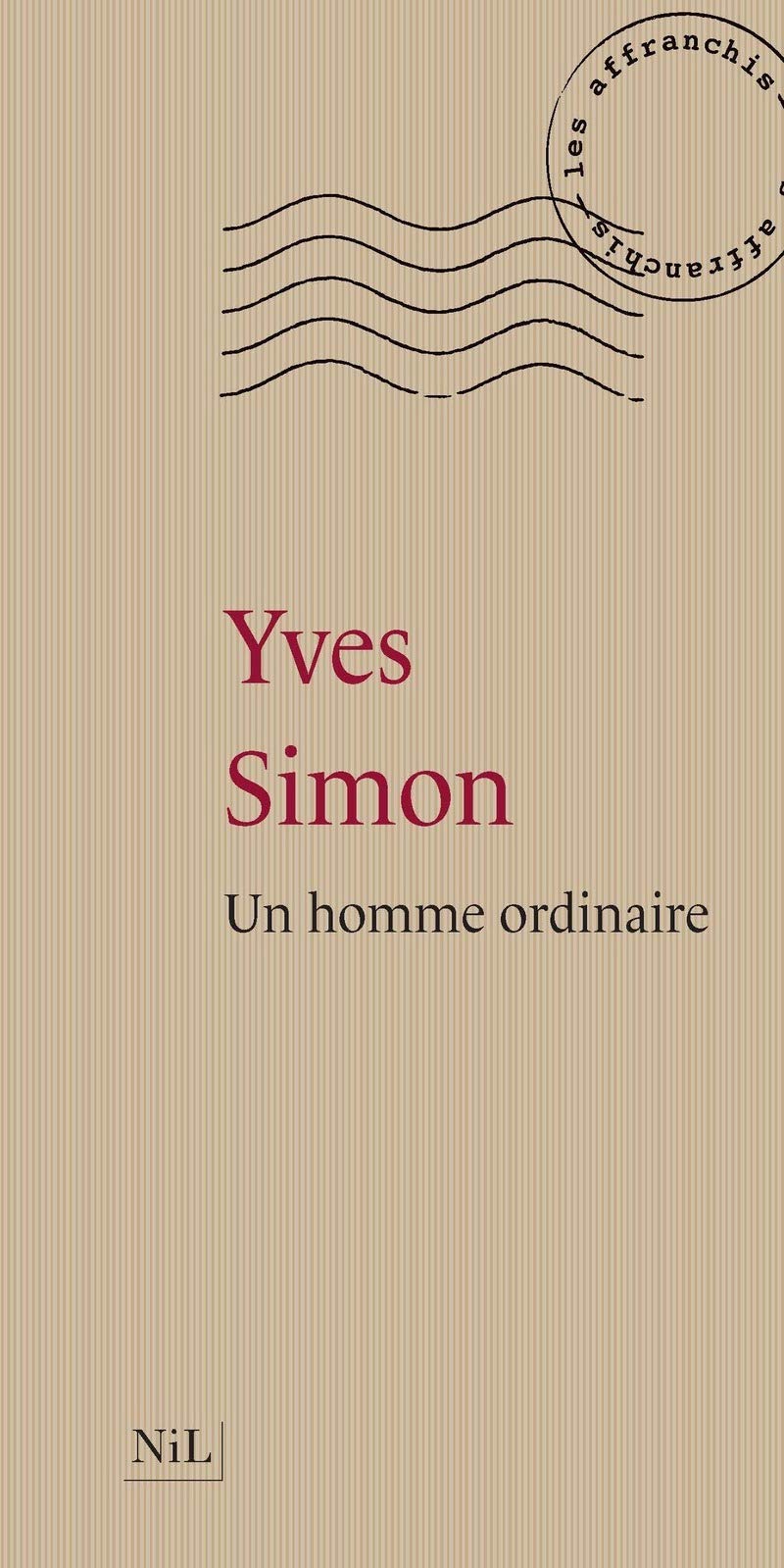 Un homme ordinaire book