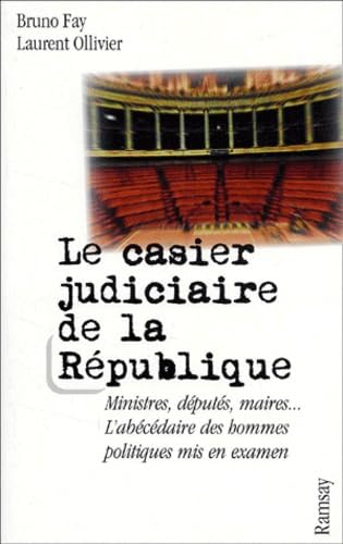 Le Casier judiciaire de la République book