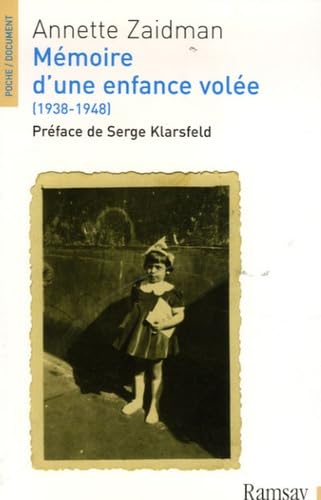 Mémoire d'une nefance volée: (1938-1948) Books
