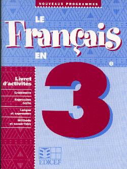 Le français en 3e : livret d'activités book