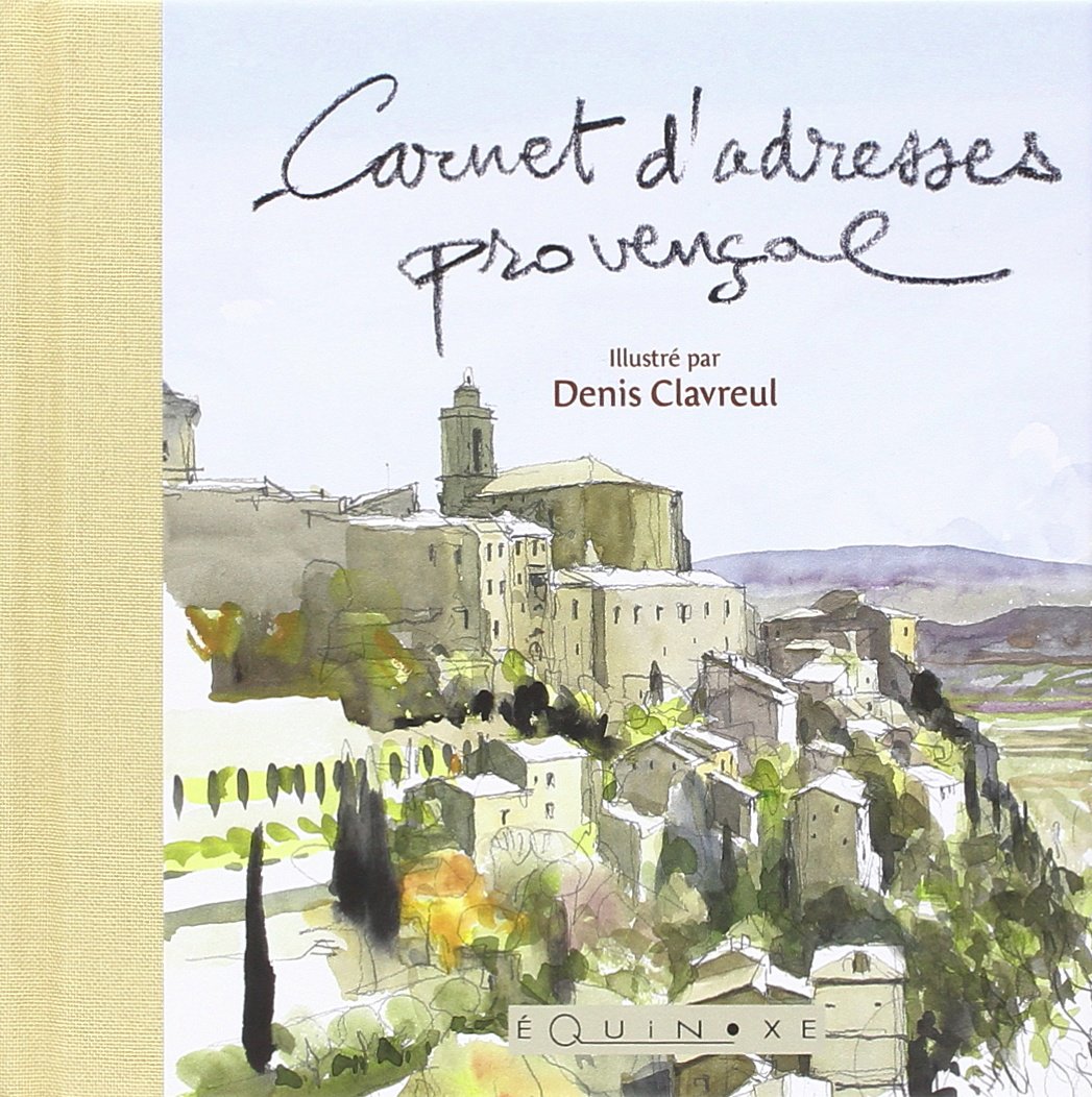 CARNET ADRESSES PROVENCAL CLAVREUL BEIGE Leisure, Home & Garden