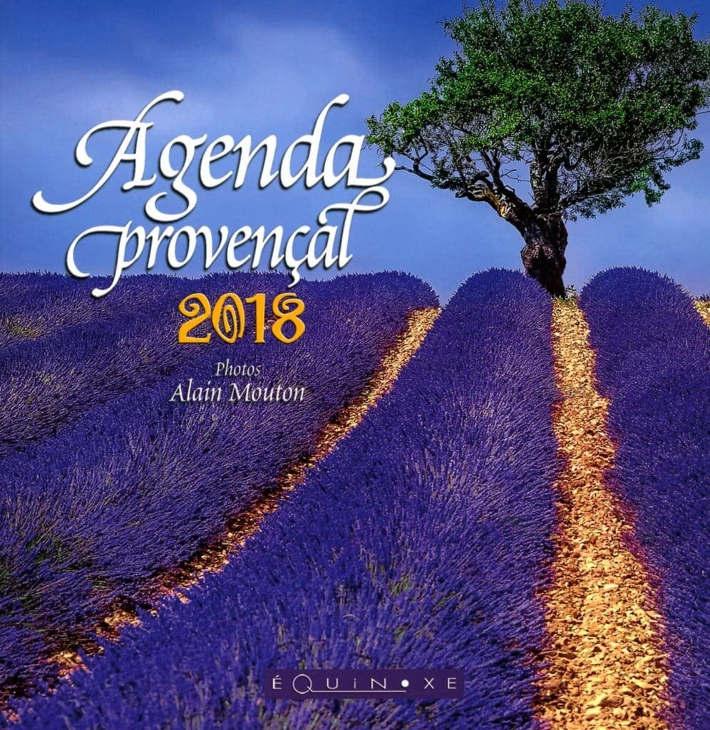 Agenda provencal 2018 grand format lavande book