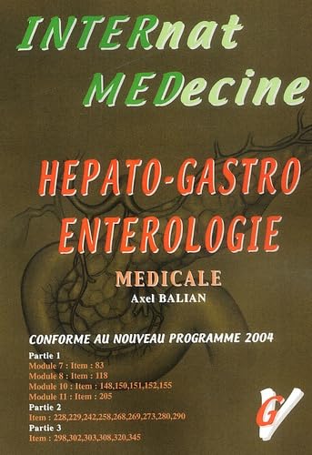 Hépato-gastro-entérologie médicale book