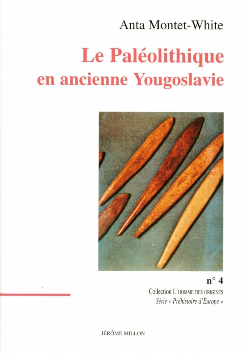 Le paléolithique en ancienne Yougoslavie book