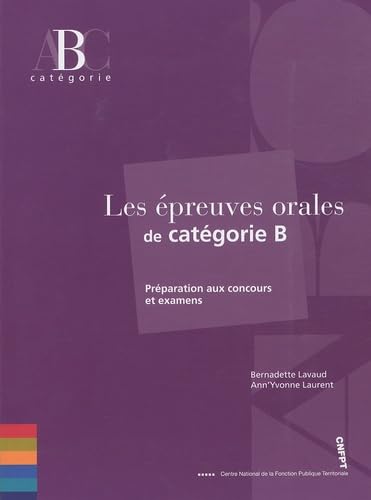 Les épreuves orales de catégorie B Books