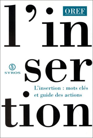 L'insertion : mots clés et guide des actions Books