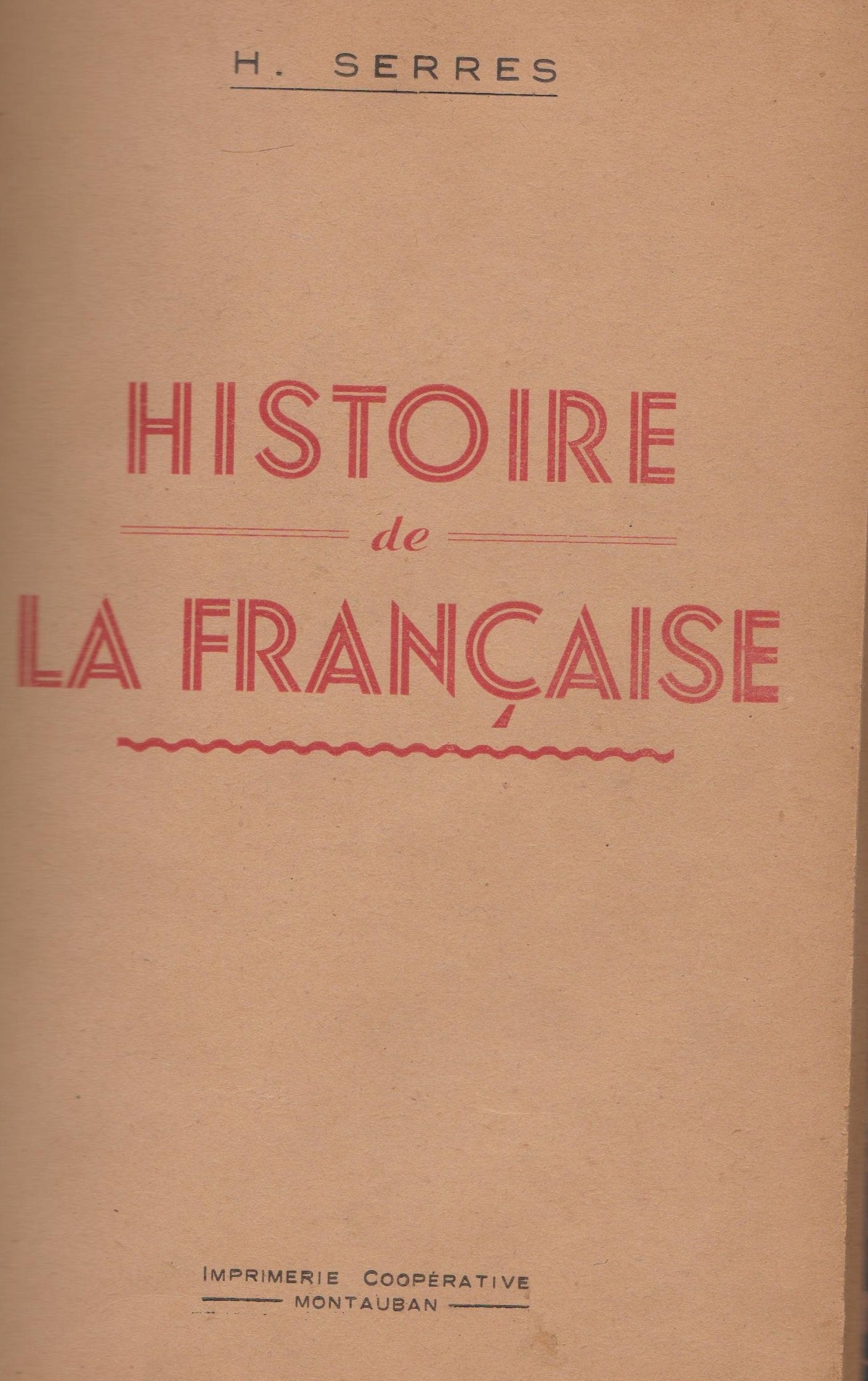 Histoire de La Française (Rediviva) book