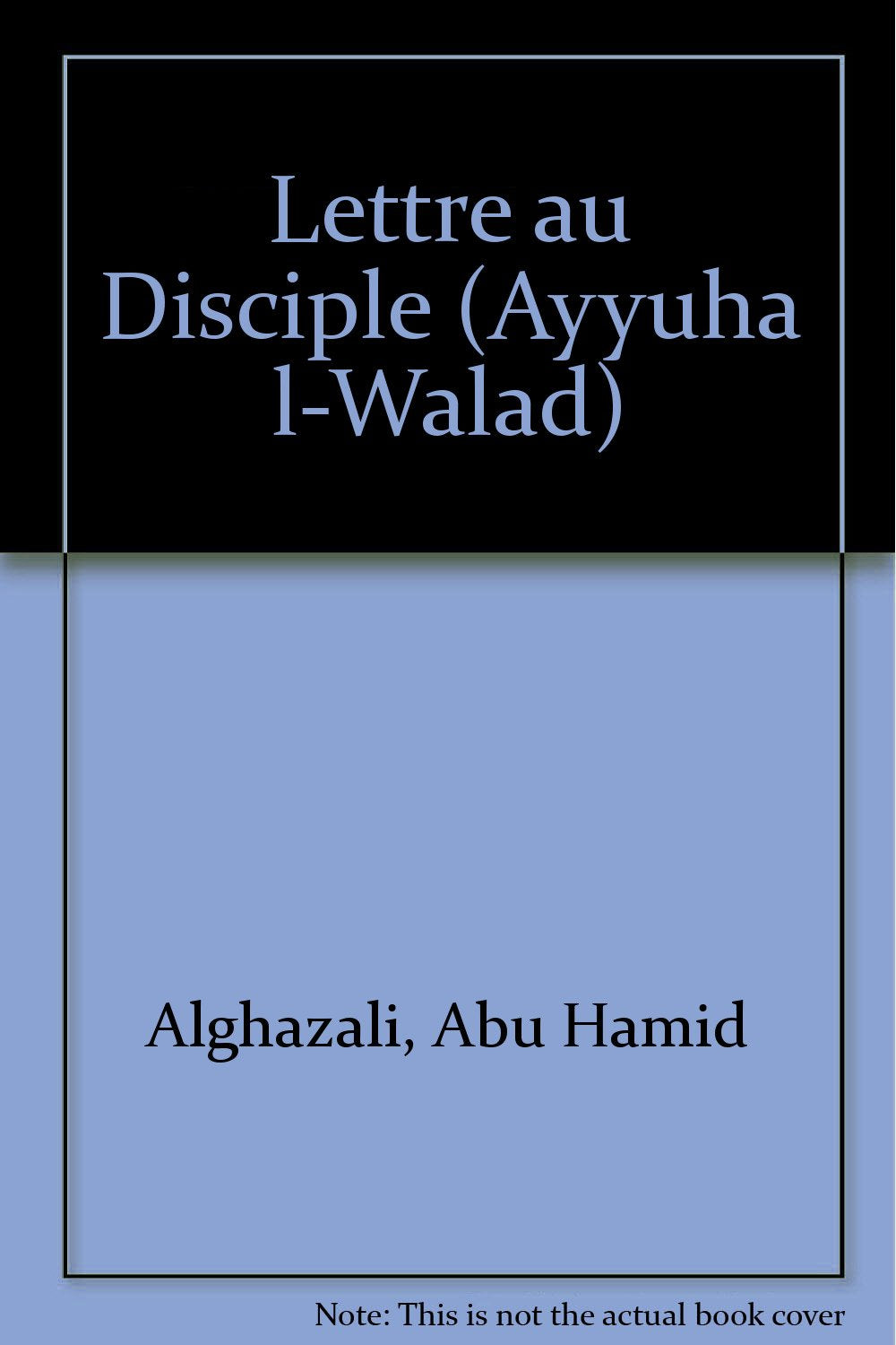 Lettre au disciple (ayyuha l-walad) book