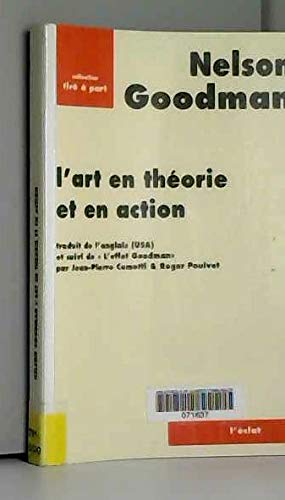 L'art en théorie et en action Books