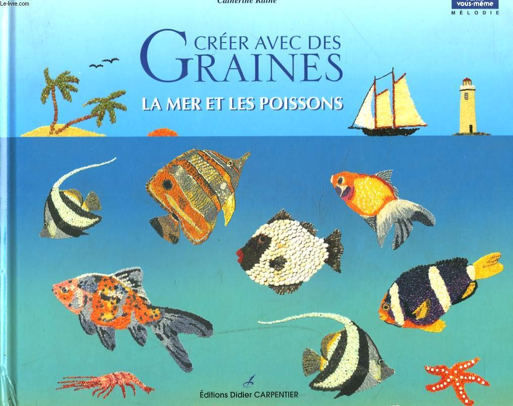Créer avec des graines : La mer et les poissons book