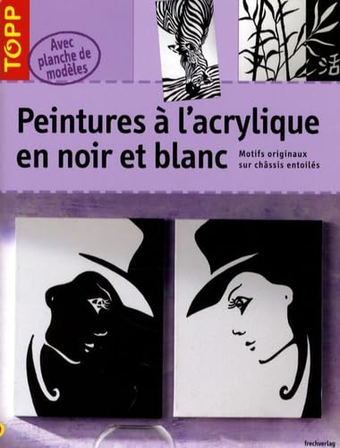 Peintures à l'acrylique en noir et blanc Books